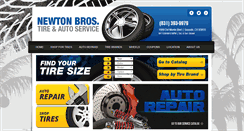 Desktop Screenshot of newtonbrostire.com